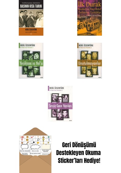 Nebil Özgentürk 5 Kitap Set + Okuma Sticker'ları