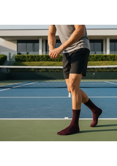 Gost Liria -5 Li Renkli Ribanalı Tenis Ünisex Çorap Çok Renkli