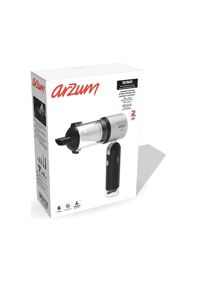 Tr Ar4500 Rushx Araç İçi Süpürge 17000pa 6-in-1 Şarjlı Kablosuz Güçlü Vakumlu El Süpürgesi Diğer