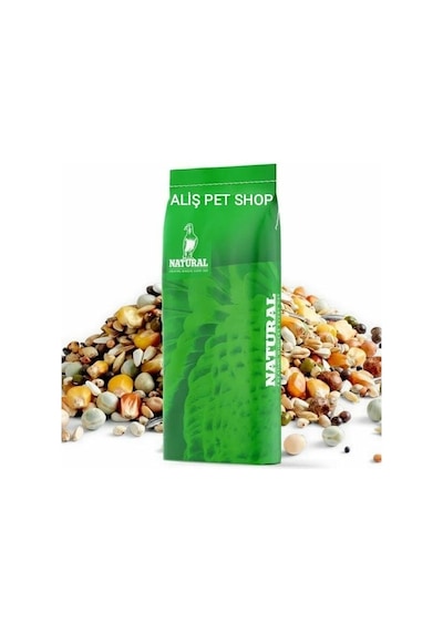 Natural Tüm Sezon Güvercin Yemi 20 Kg Yeşil Çuval