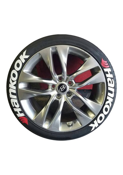Hankook Lastik Yazısı Araç Lastik Stikeri 8adet 31mm Büyük Boy