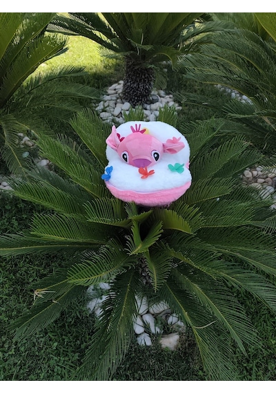 40 Cm Buket Çiçek Şeklinde Hello Kitty Stitch Stiç Peluş Oyuncak Hediye 046 - Pembe