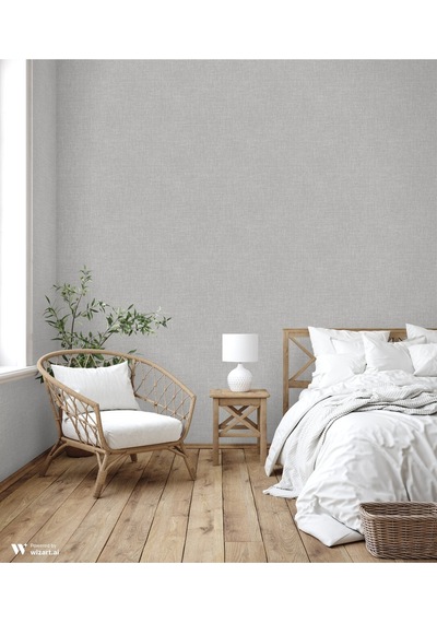 Adawall Muse Koleksiyonu- 25104-3 Açık Vizon Keten Efektli Modern Duvar Kağıdı 1.06x15.6m, 16.5m² Gri