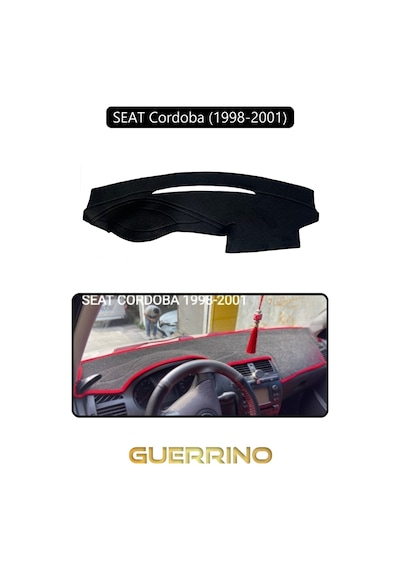 Seat Cordoba 1998-2001 Torpido Koruma Halısı Siyah Kenar