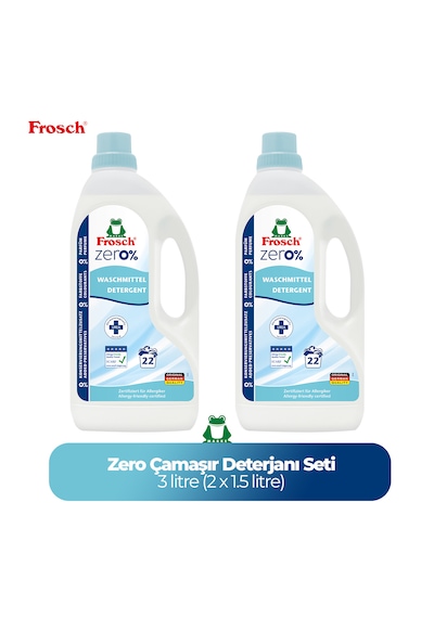 Frosch Zero Çamaşır Deterjanı 2'li 3 Litre