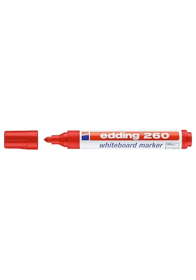 Edding 260 4Lü Beyaz Yazı Tahtası Kalemi +Tahta Silgisi
