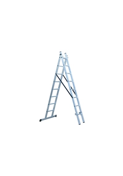2x2,5 5 Mt +1 A Tipi Alüminyum Sürgülü Merdiven 63x25 Çok Amaçlı/pratik/kolay -