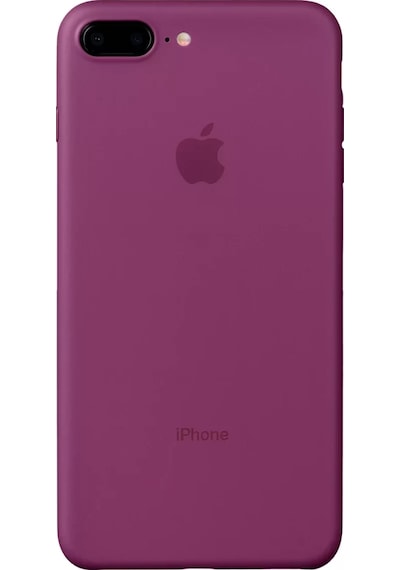 Newface Apple iPhone Uyumlu 8 Plus Kılıf Pp Ultra İnce Kapak - Pembe Diğer