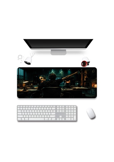 Sonictouch Klavye Mousepad 40x90cm Dikişsiz Pürüzsüz Sıvı Geçirmez Kaymaz Taban Perde Arkası