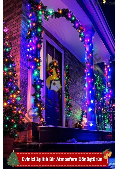 80 Led 10 Metre Pilli Renkli Işık Zinciri Dekoratif Peri Led, Oda Yatak Odası Salon Masa