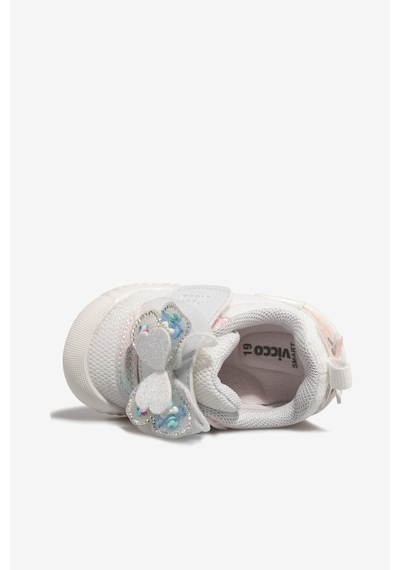 Vicco Sepira Tokalı Kız Bebek Beyaz Sneaker