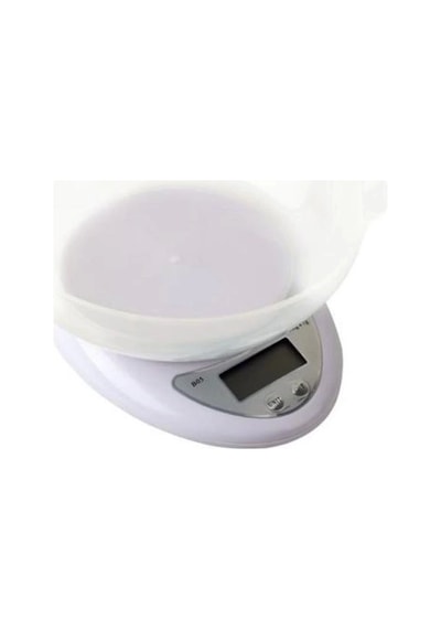 Hazneli Lcd Ekran Hassas Ölçüm Sensörlü 5 Kg Kapasite Dijital Mutfak Terazisi Tartısı