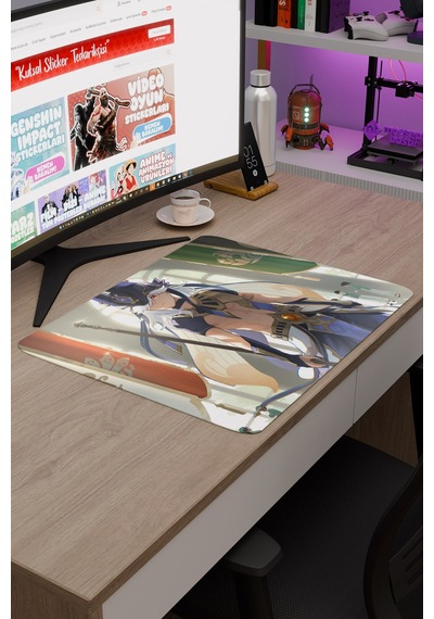 Cyno Genshin Impact Anime Gacha V3 - 48x40 Xl Gaming Mouse Pad Fare Altlığı