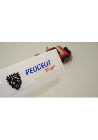 Peugeot Sport Lion Logo Damla Silikon Plaka Logo Arma Amblem Yeni