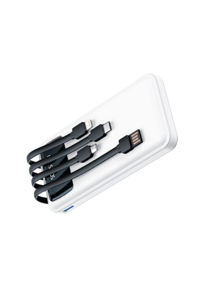 Erpaks 10.000 Mah Dahılı Kablolu Tasınabılır Sarj Cıhazı Beyaz