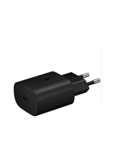 Samsung Uyumlu  l Type-c Girişli Fast-hızlı Şarj Adaptörü Başlığı 25w-25walt Siyah A