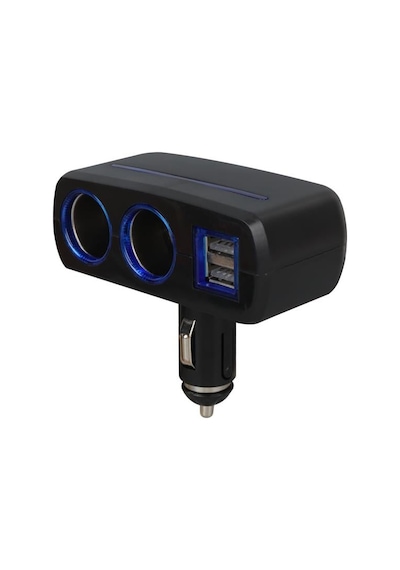 Olesson 1637 12-24v Çift Usb Girişli 120w 2'li Araç Çakmak Çoklayıcı