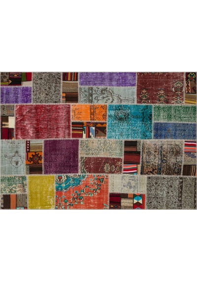 Benzersiz Patchwork El Dokuma Halı 160 X 230 Cm 6043