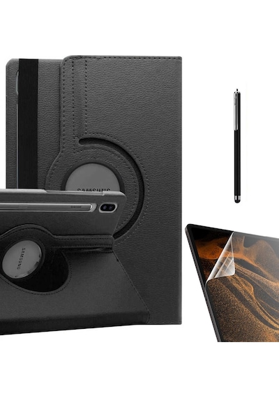 Samsung Galaxy Uyumlu Tab S7 T870 Kılıf Kapaklı Standlı 360 Dönebilen Koruma Dn22 Nano Kalem