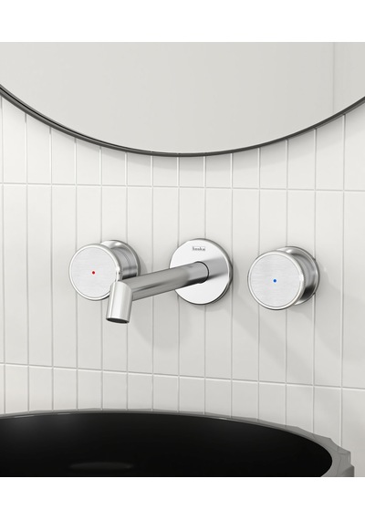 Teska Grande Shine Lavabo Bataryası-krom Krom