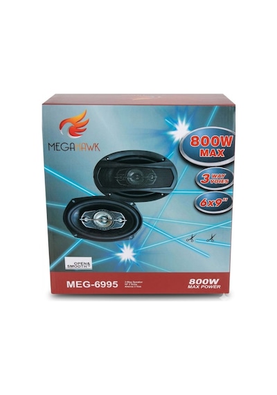 6x9 Oto Hoparlör 800w 3 Yollu Oval Araç İçi Kapı Hoparlörü Güçlü Ses Sistemi