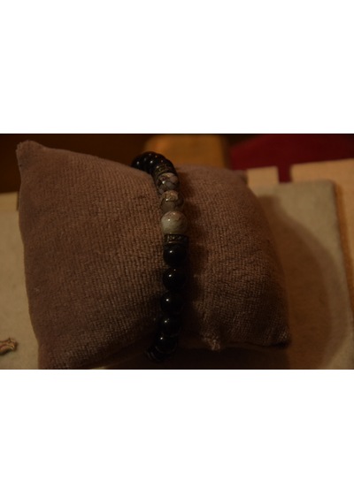 Hematit Küpe Onyx Bileklik Set Hematit & Akik Doğal Taş Hematit-küpe-akik-bileklik