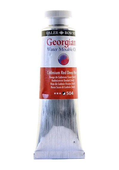 Dr Georgian Water Mixable Yağlı B 37 ML 504 Cadmium Red Deep Hue