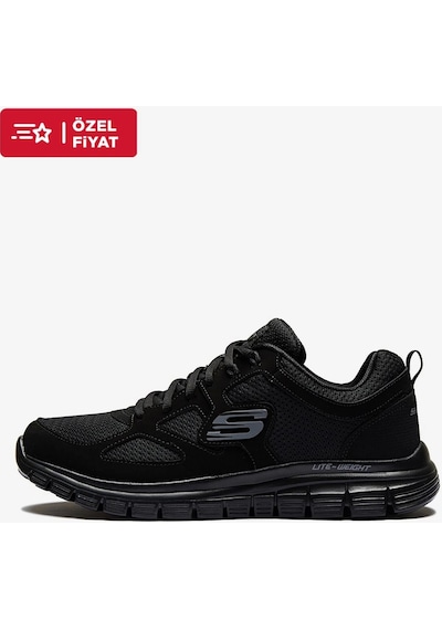 Skechers Burns - Agoura Erkek Siyah Spor Ayakkabı 52635 Bbk Siyah