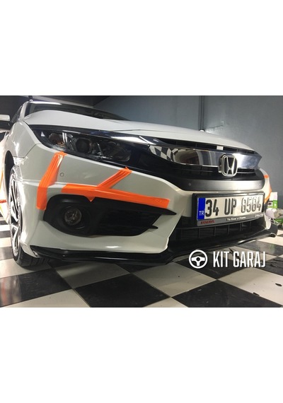 Honda Civic Makyajsız 2016-2018 Fc5 Ön Ek Plastik Boyasız