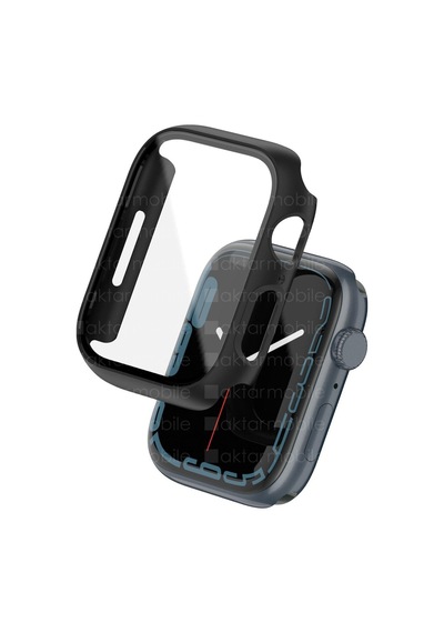 Apple Uyumlu  Watch 7-8-9 41 MM Ekran Koruyucu Kasa Koruma 360° Full Body