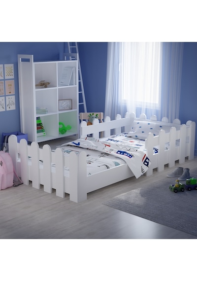 Tuliplifeyapımarket Tuliplife Montessori Karyola Beyaz Oval Köşe (512286022)