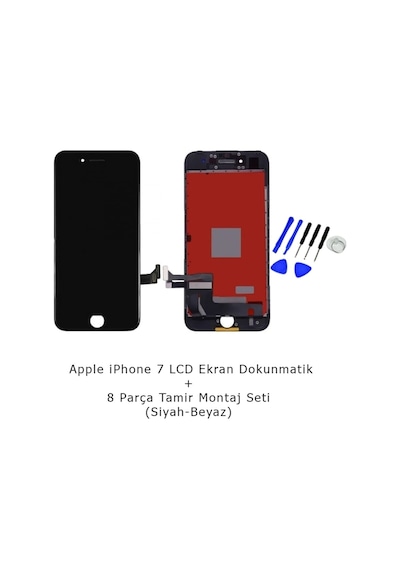 Apple Uyumlu iPhone 7 - 7G Lcd Ekran + Dokunmatik +Tamir Seti )