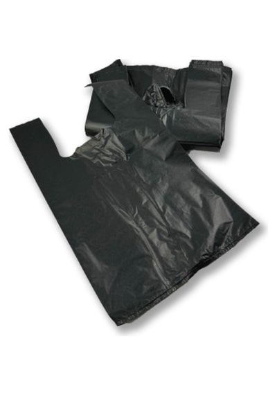 Şeylişeyler - A Kalite Siyah Manav Atlet Poşet Orta Boy 1 Kg