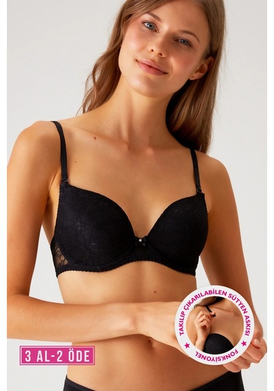 Pierre Cardin Siyah 6220 Paris Balenli Desteksiz Dolgusuz Dantelli Sütyen C Cup Seçeneğiyle Siyah Pierre Cardin Siyah 6220 Paris Balenli Desteksiz Dolgusuz Dantelli Sütyen C Cup Seçeneğiyle Siyah