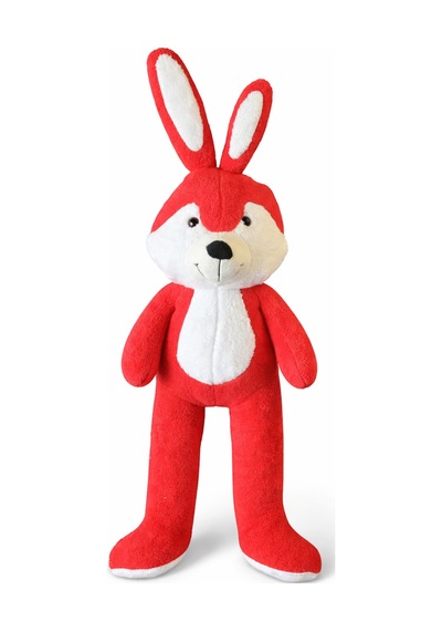 100 Cm Dev Peluş Sevimli Tavşan Boo Peluş Oyuncak Peluş Hediyelik Kırmızı