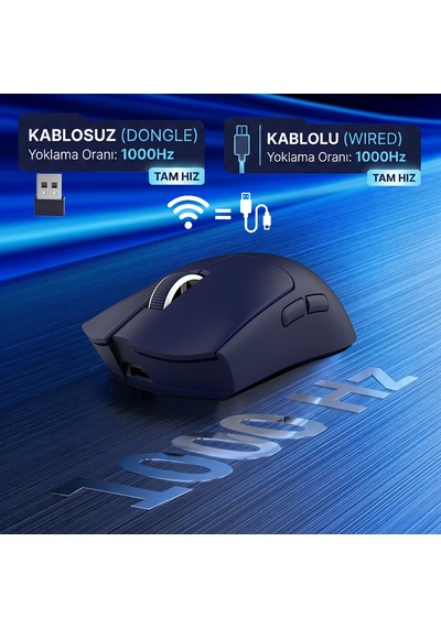 Inca Img-325mx 24k Dpı Paw3311 Sensörlü 1000hz Kablolu Kablosuz Bluetooth Gaming Mouse
