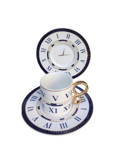 Timeless 6 Kişilik Kahve Fincanı Takımı Lacivert Mxg-05106