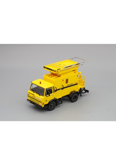 1:43 Atlas 1977 Berliet 620 Kb Truck 53 Surveillance De Lignes Aerinnes Piattaforma