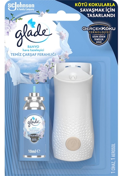 Glade Banyo Hava Tazeleyici Cihaz+aerosol 10ml Diğer
