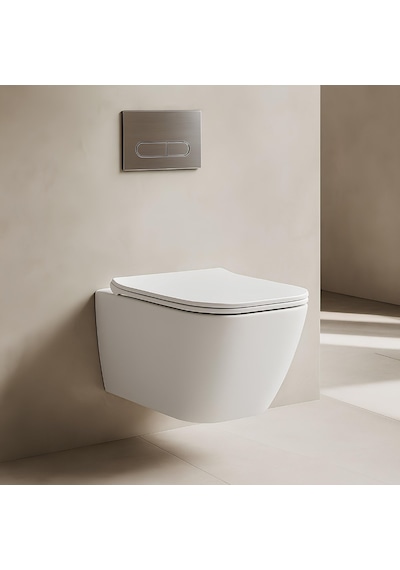 Turavit LN5610 Luna Rimout Kanalsız Asma Klozet Nkp Yavaş Kapak Turavit LN5610 Luna Rimout Kanalsız Asma Klozet Nkp Yavaş Kapak