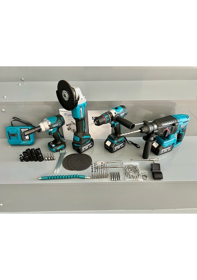 Kimmeer Plus 4'lü Set Şarjlı Delici Kırıcı Hilti 2-26 125 MM