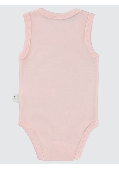 Civil Baby Kız Bebek Çıtçıtlı Badi 1-36 Ay Pudra