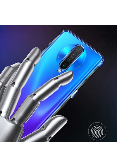 Xiaomi Redmi K30 Kılıf Zore Dört Köşeli Lazer Silikon Kılıf