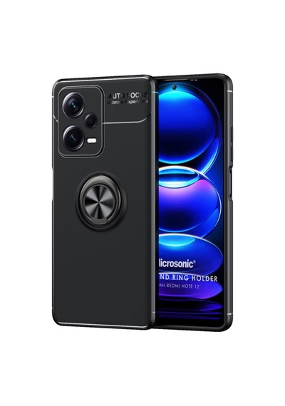 5g Için Kılıf Kickstand Ring Holder Siyah X5 5g İle Uyumlu Kılıf - Siyah Diğer