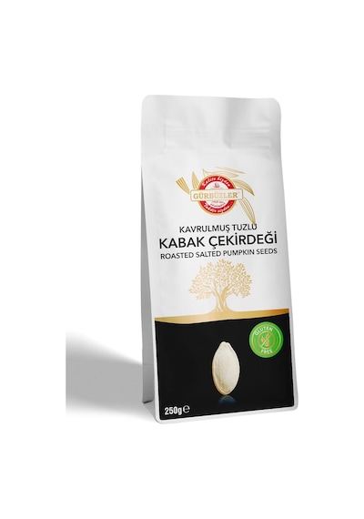 Gürbüzler Glutensiz Kabak Çekirdeği Kavrulmuş Tuzlu 250 G