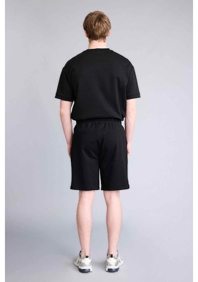 Defacto İnce Sweatshirt Kumaşı Şort H0652ax26spbk27 Siyah-bk27