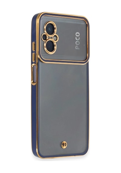 Xiaomi Poco M5 Kılıf Liva Lens Silikon - Mavi 0.2M-Çok Renkli