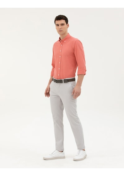 Pierre Cardin Erkek Açık Gri Pantolon Kanvas-chino 50288511-vr001 AÇIK GRİ Açık Gri