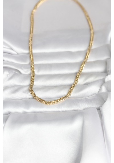 Cm 14k Gold Renk Zincir Model 45 Cm Kadın Kolye - Lisinya altın