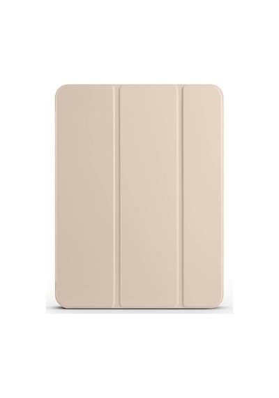Apple Uyumlu iPad Pro 11 2025 M5 Mkst Smart Cover Kalem Bölmeli Standlı 1-1 Kılıf - Gold Tablet Kılıfı